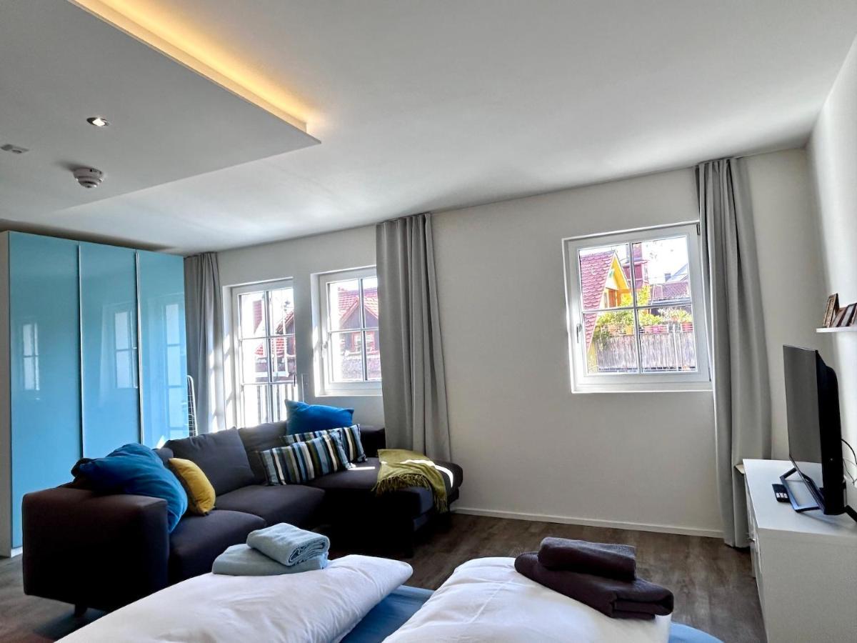 Ferienwohnung Fumi - Maisonette Im Sanierten Altbau Mit Grosser Dachterrasse Und Blick Ueber Die Insel Lindau  Zewnętrze zdjęcie